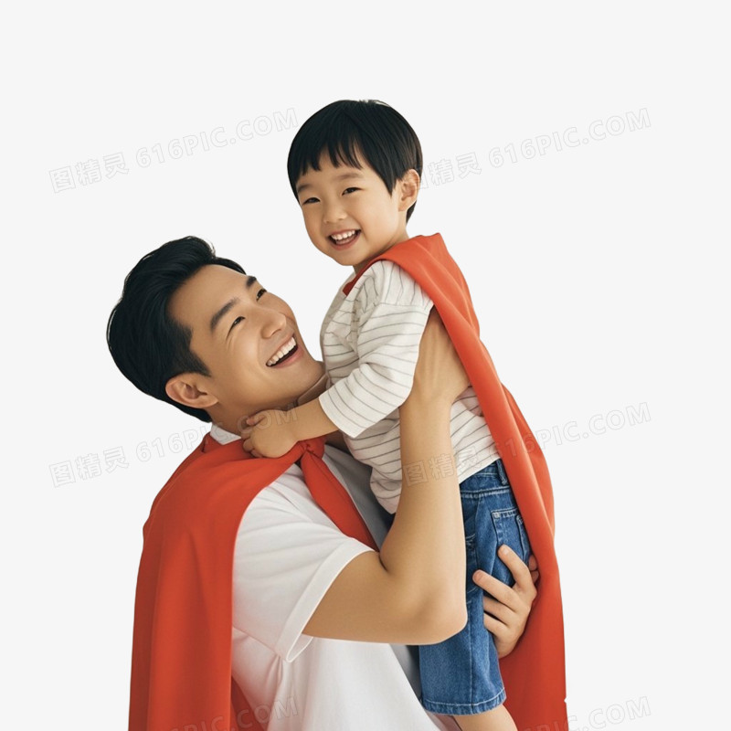 父亲节亲子活动免抠元素