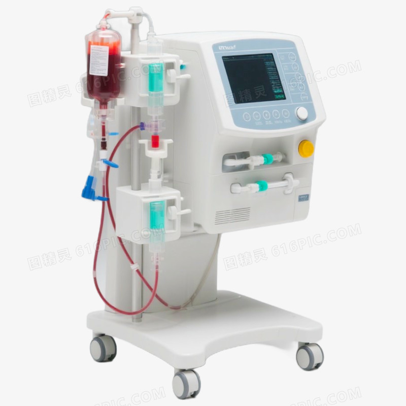 产品实物医疗器械血液透析机 免抠元素