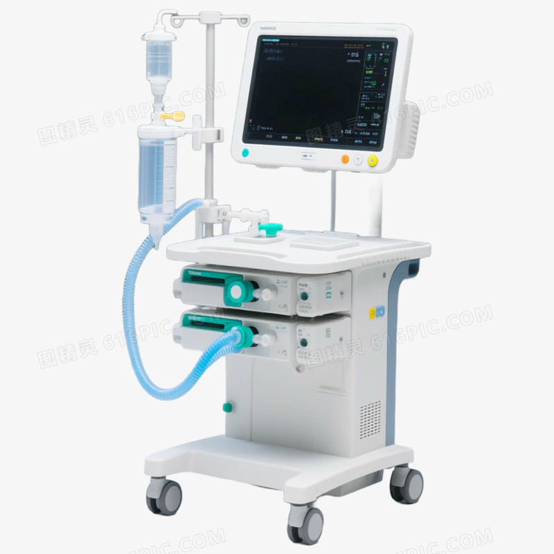 产品实物医疗器械麻醉机免抠元素