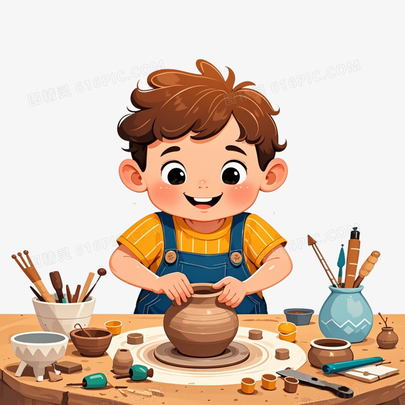 卡通手绘手工活免抠元素