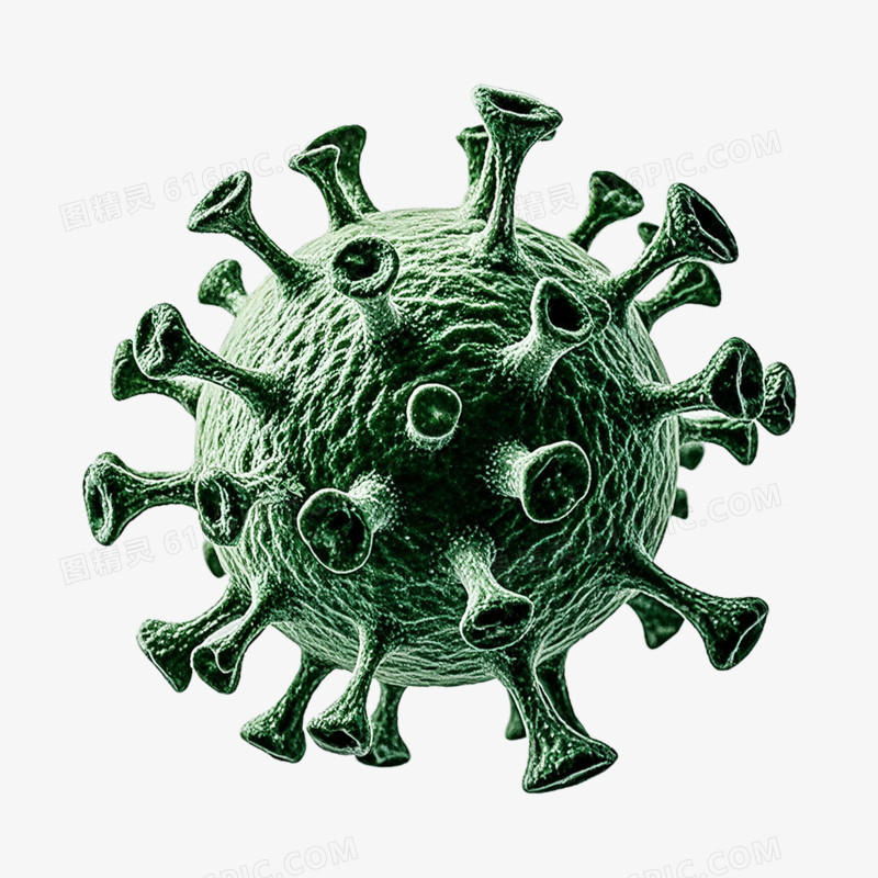 卡通手绘各种病毒细菌免抠元素