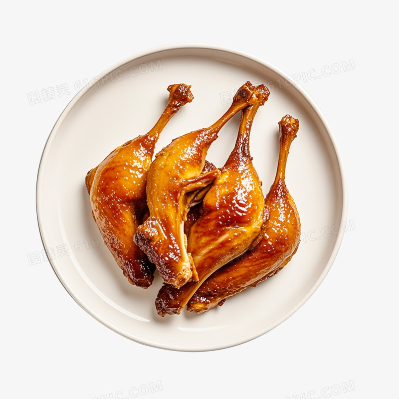 摄影风各种鸭货免抠元素