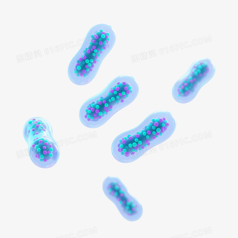 3D立体细菌病毒免抠元素