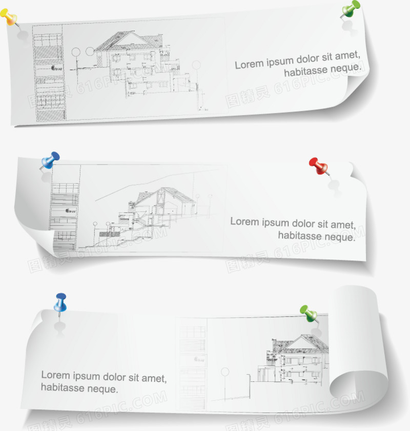 建筑图纸矢量图