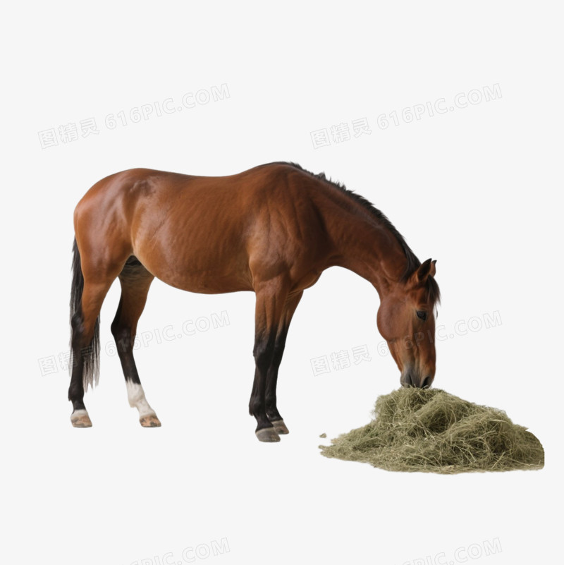 马吃草的免抠元素