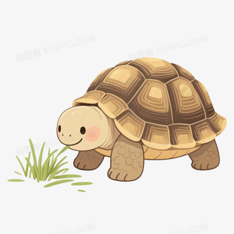动物吃草免抠元素