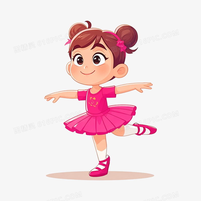 卡通插画舞蹈兴趣班免抠元素