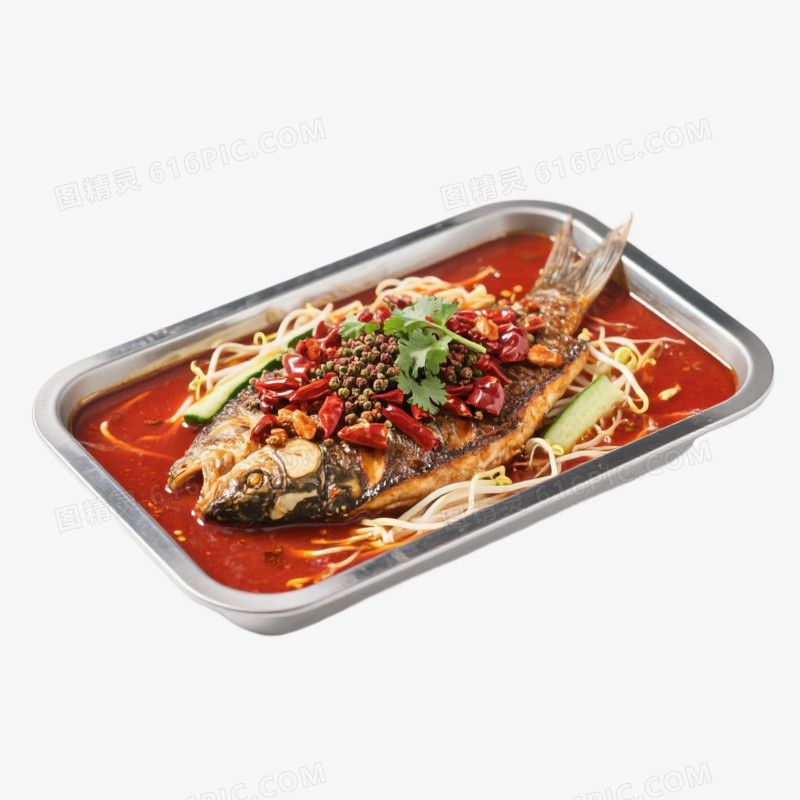 产品实物风鱼类美食烹饪美食烤鱼免抠元素