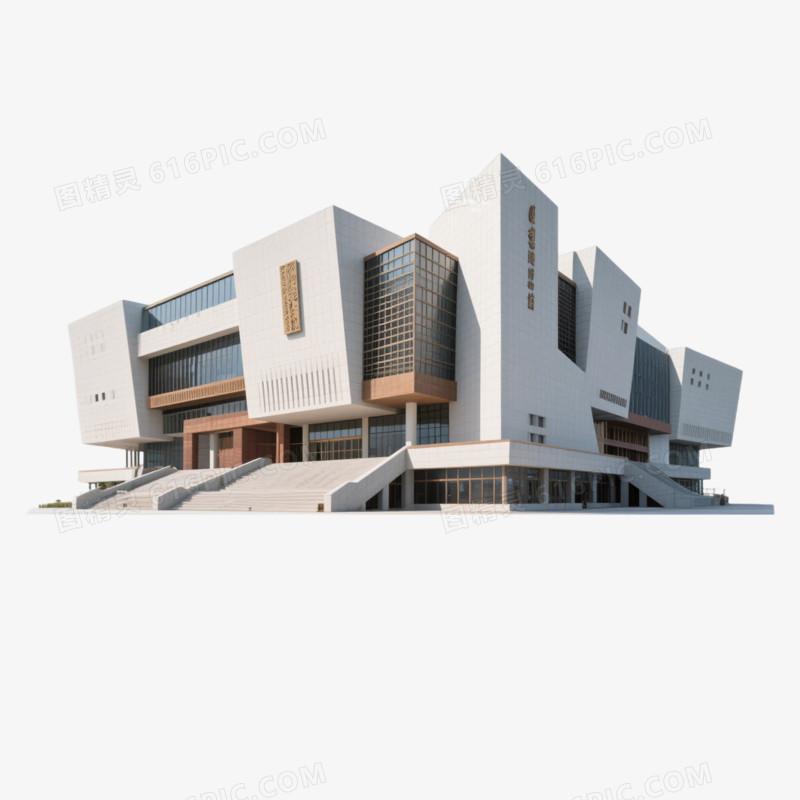 3D云南建筑云南省博物馆免抠元素
