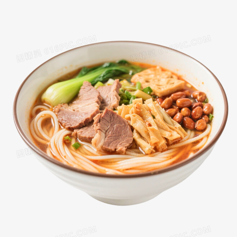 摄影风格云南特色美食过桥米线免抠元素