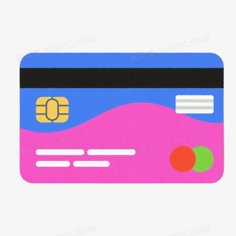 银行卡片icon图标免抠元素