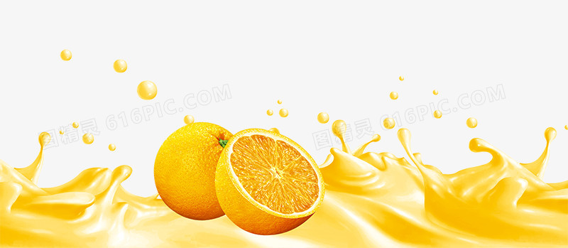 橙汁海报元素图片免费下载_png素材_编号1yqi5x2go_图精灵