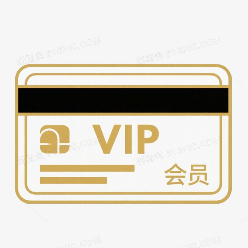 矢量扁平会员卡图标免抠元素 AI元素 数字艺术