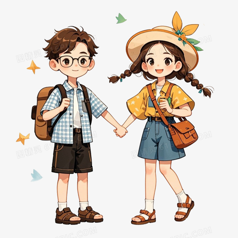 夏季旅游免抠元素