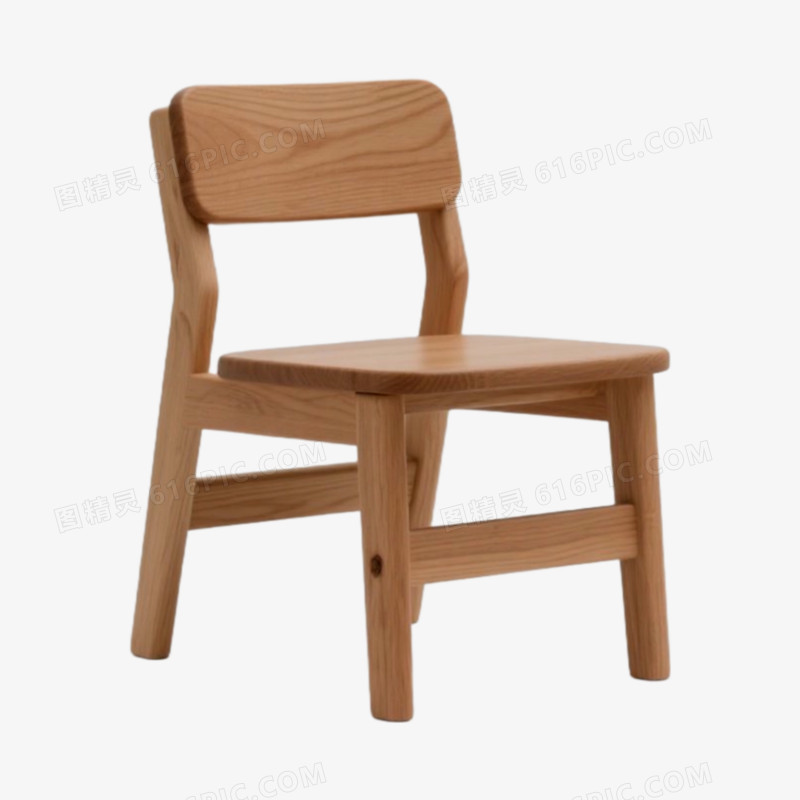 小板凳木质家居用品免抠元素