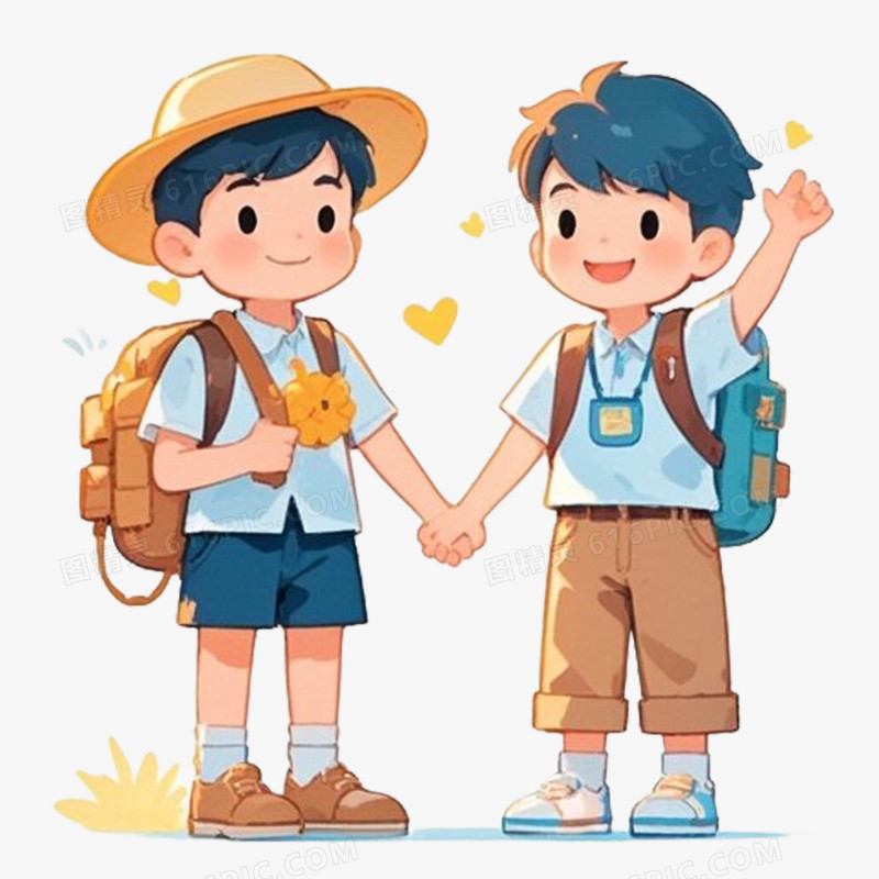 夏季旅游免抠元素
