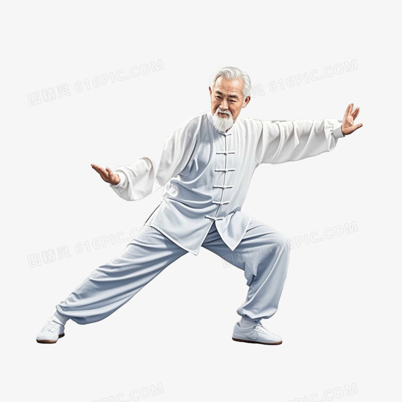 中医运动养生运动免抠元素