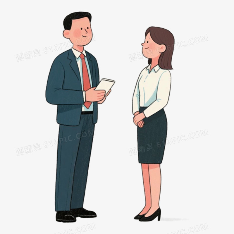 职场沟通职场招聘免抠元素