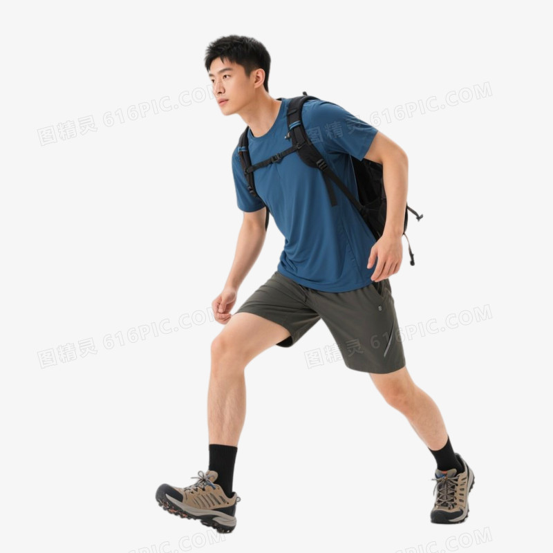 摄影风格户外活动徒步免抠元素