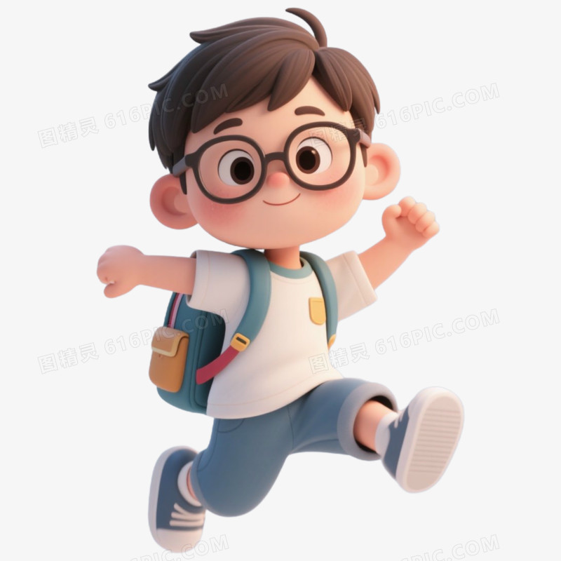 上课去啦开学季免抠元素