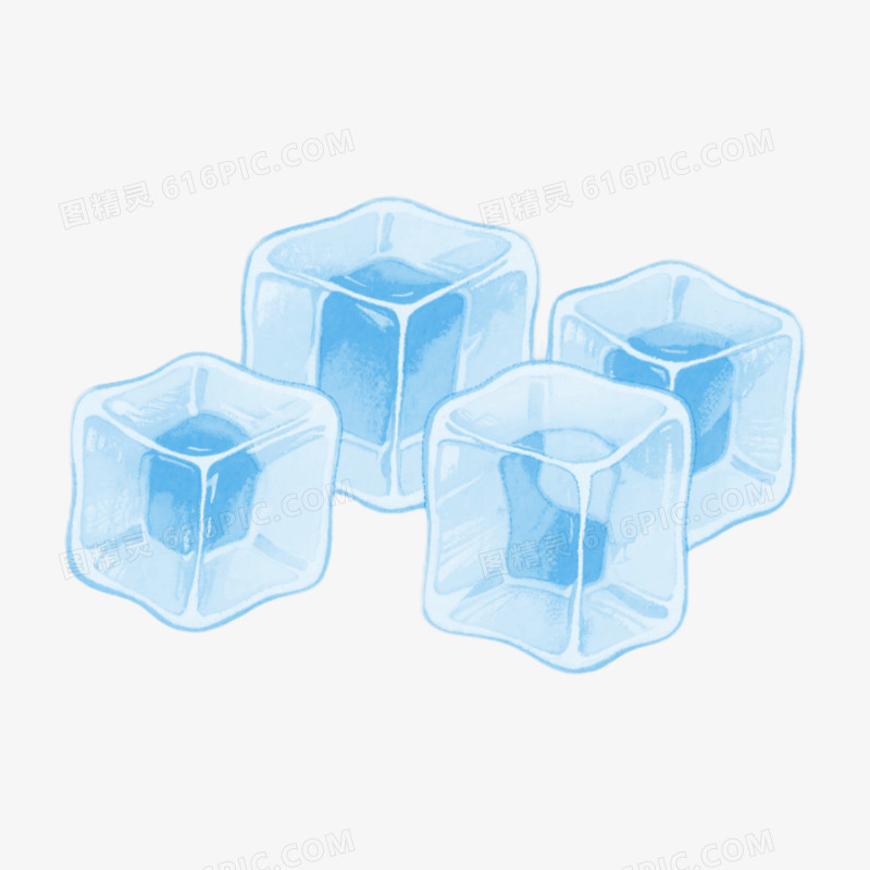 ice冰块夏季食物免抠元素