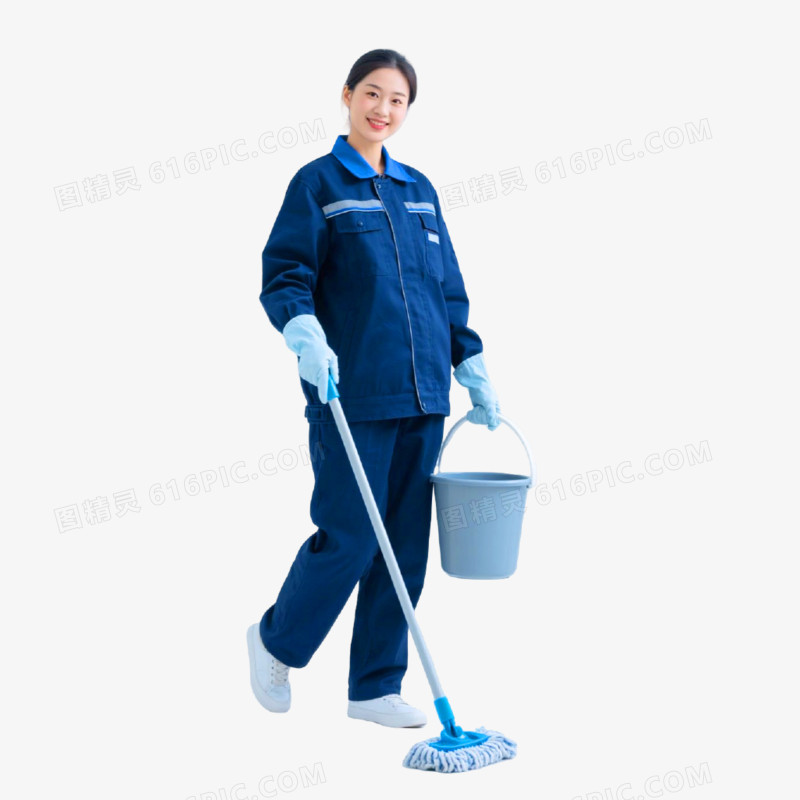 摄影风格保洁免抠元素