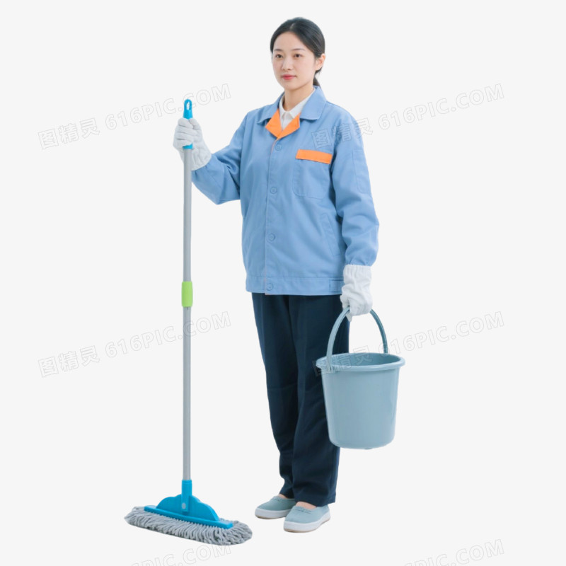 摄影风格保洁免抠元素