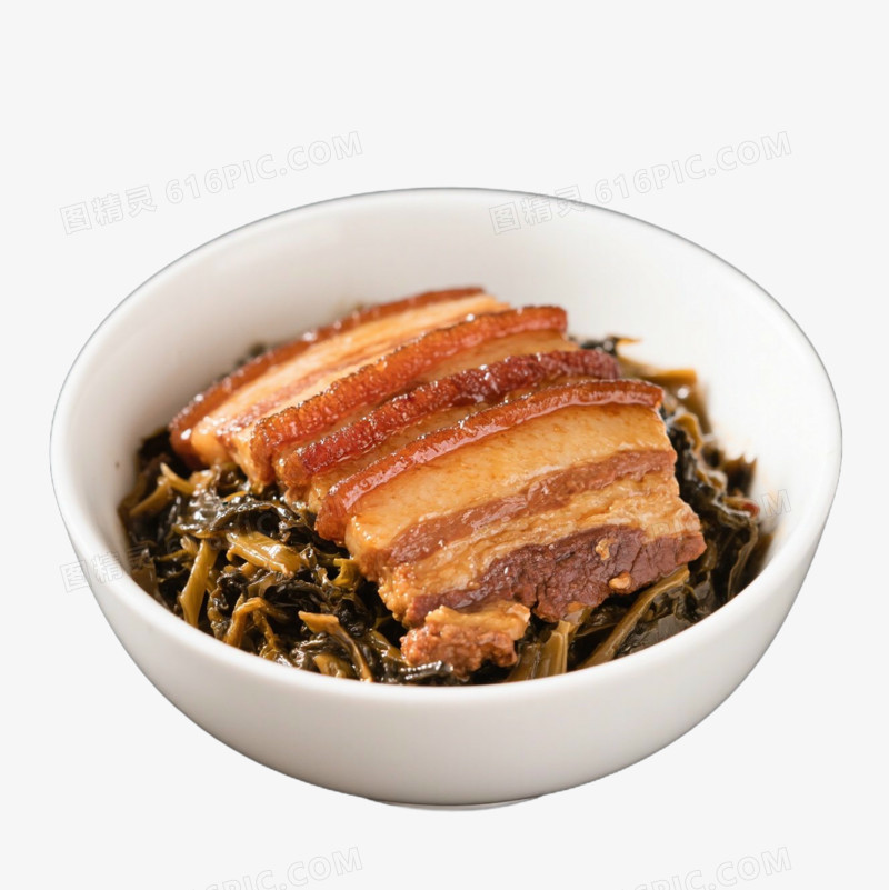 摄影一碗梅菜扣肉免抠元素