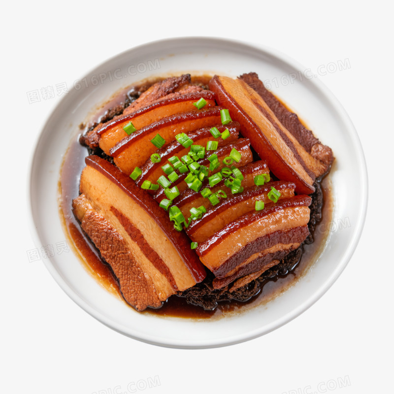 梅菜扣肉免抠元素
