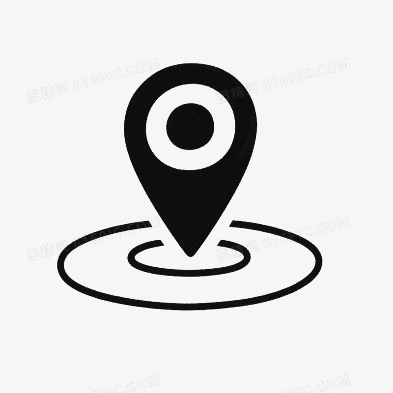 简约风格地点icon图标免抠元素