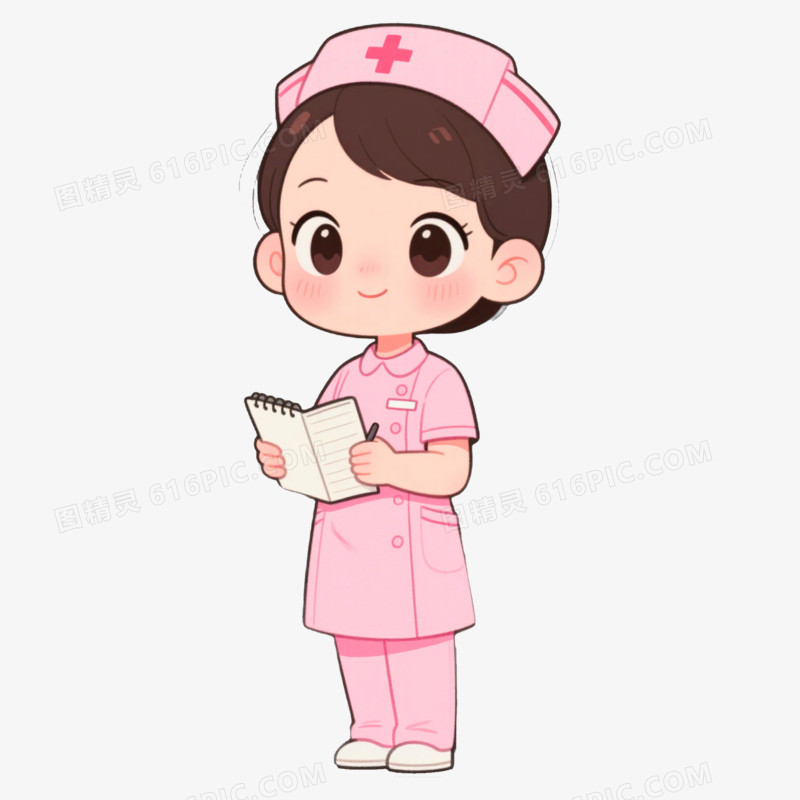 妇科护士职业形象免抠元素