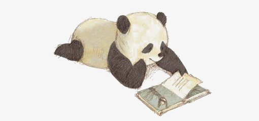 看书的熊猫
