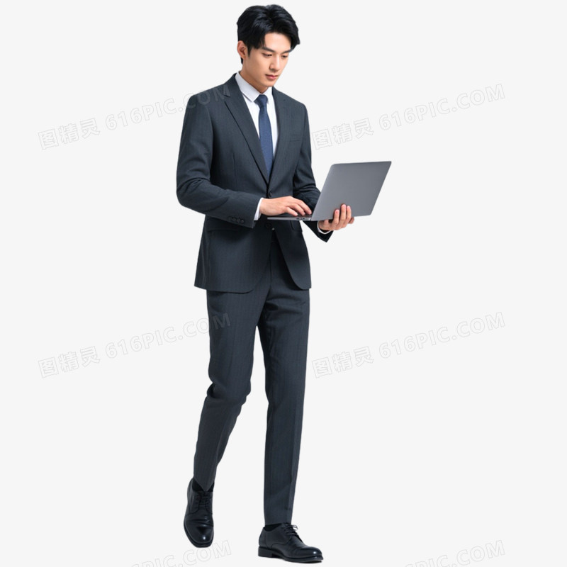 摄影实拍办公职员形象免抠元素