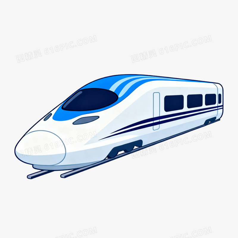 卡通插画风交通出行工具免抠元素
