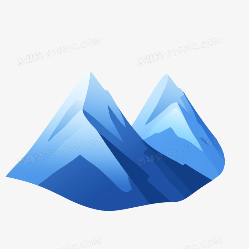 卡通手绘山脉山免抠元素