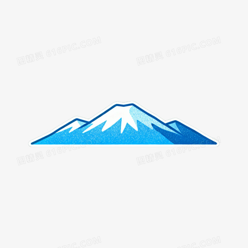卡通手绘风格山脉免抠元素
