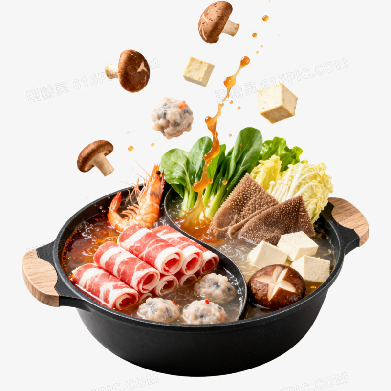 写实风格美食海报素材免抠元素