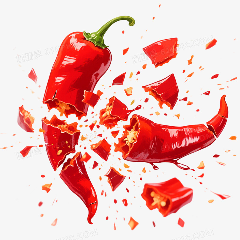 手绘插画各种食物素材免抠元素