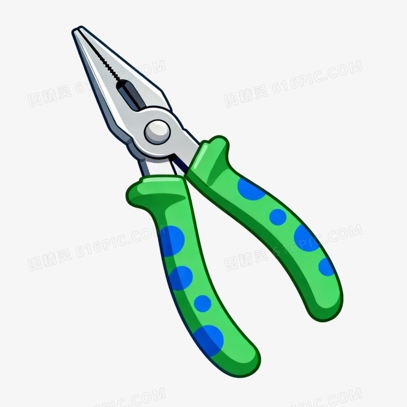 卡通手绘风格维修工具免抠元素