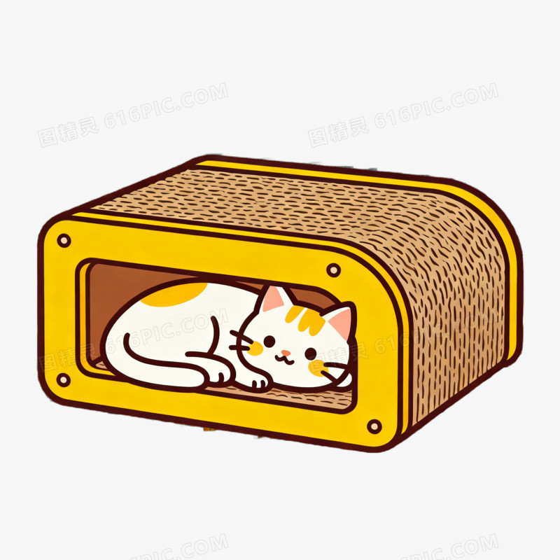卡通手绘风格宠物工具免抠元素
