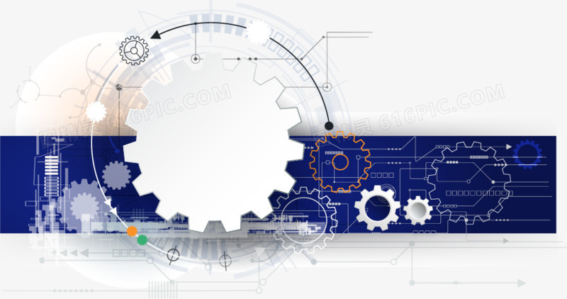 矢量精美齿轮元素背景素材