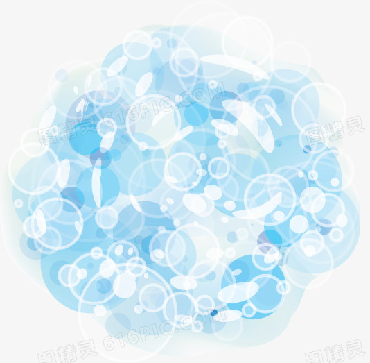 抽象炫彩气泡