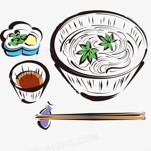 日式食物 可爱 简笔画 漫画 手绘食物 卡通
