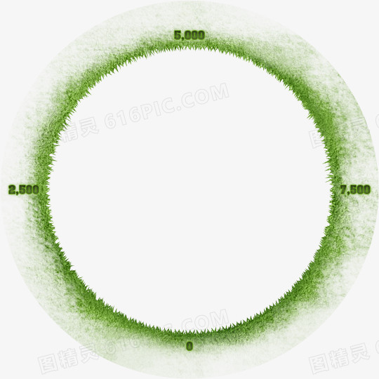 绿色圆圈图案