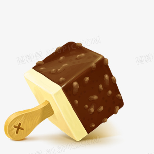 巧克力冰激凌矢量素材