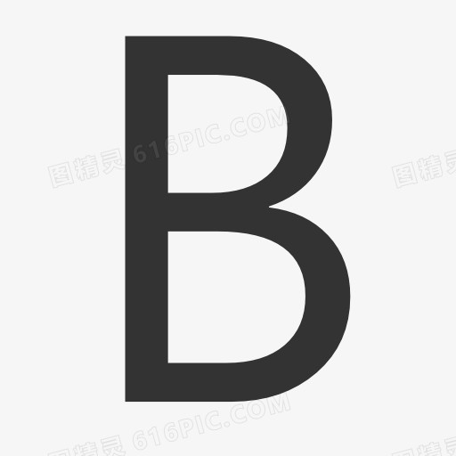 大写字母B icon