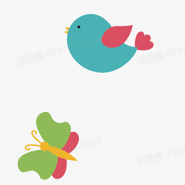 卡通小鸟