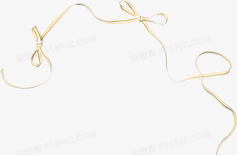 金属蝴蝶结 金线