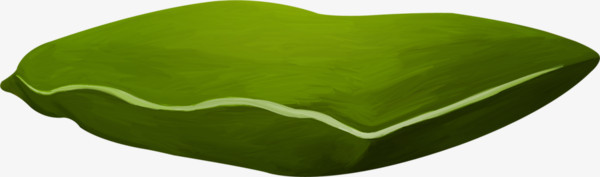 绿色手绘坐垫