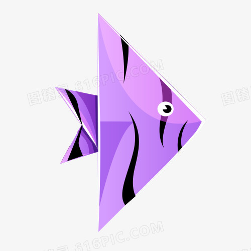 小鱼动物折纸图